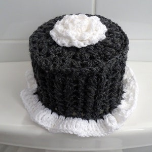 Toilet Paper Roll Cover and Rose Pattern PDF Crochet pattern image 10