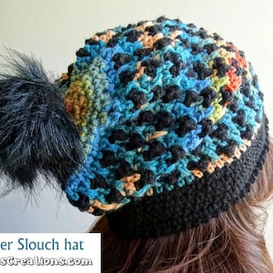 Birds of a Feather Slouch Hat - PDF pattern