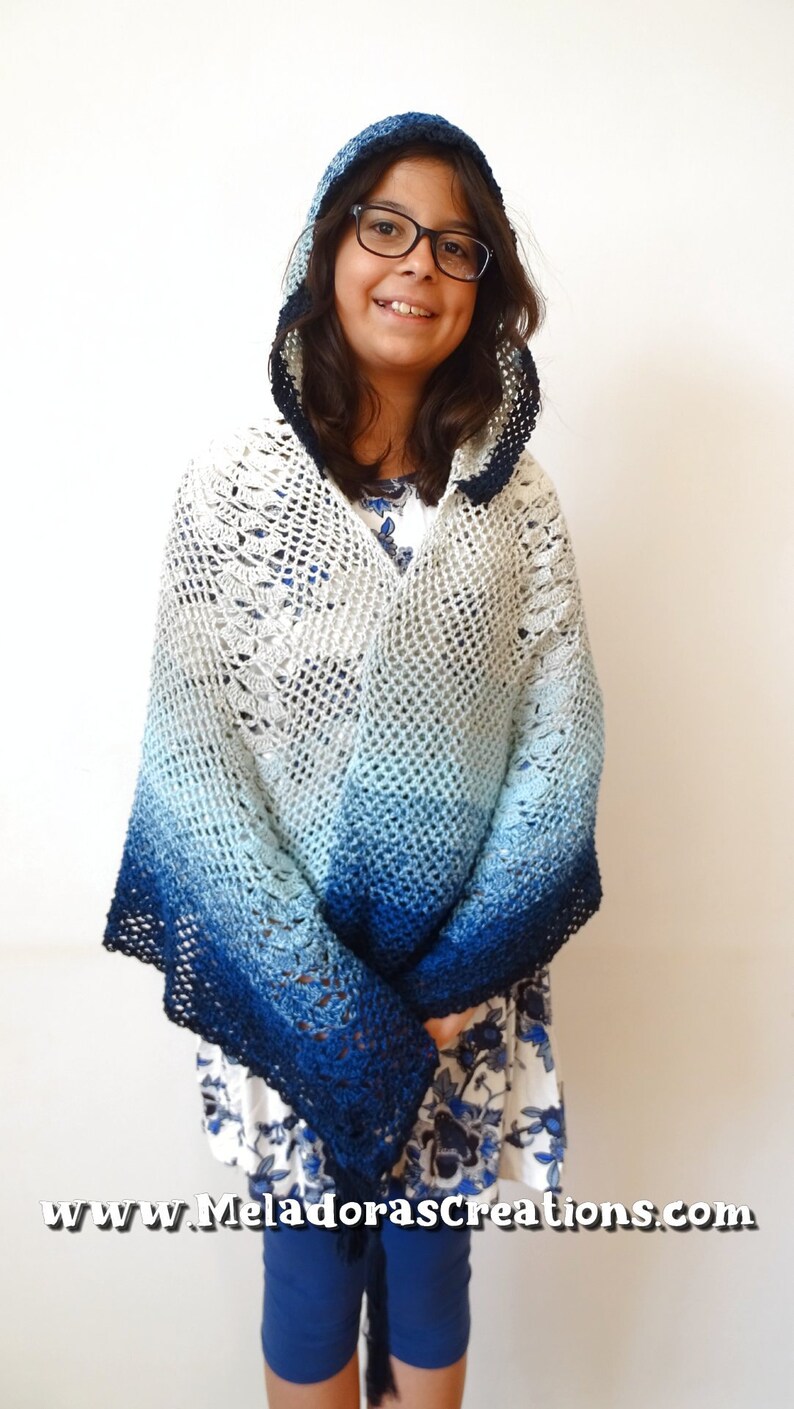 Butterfly Net Shawl PDF Crochet Shawl Pattern image 9