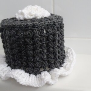 Toilet Paper Roll Cover and Rose Pattern PDF Crochet pattern image 8