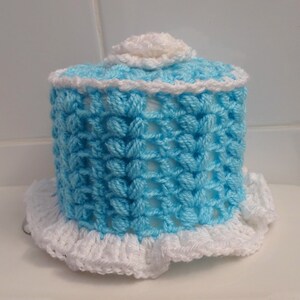 Toilet Paper Roll Cover and Rose Pattern PDF Crochet pattern image 5