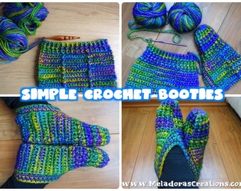 Simple Crochet Booties PDF