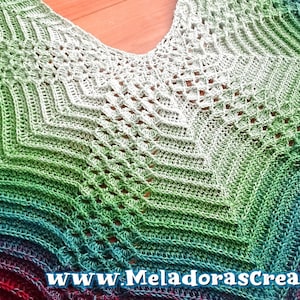 Butterfly Riptide Shawl  - Butterfly Shawl Crochet Pattern PDF - Video Tutorial