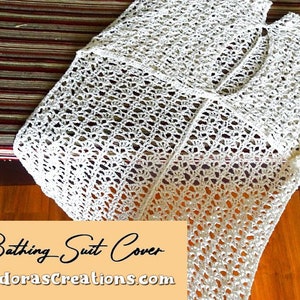Crochet Bathing Suit Cover Pattern PDF