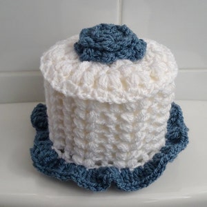 Toilet Paper Roll Cover and Rose Pattern PDF Crochet pattern image 7