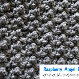 Raspberry Angel Baby Crochet Afghan PDF Pattern image 4