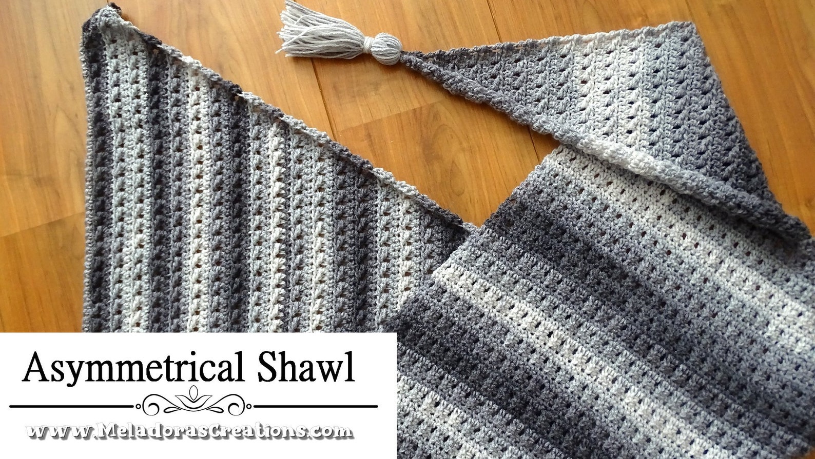 Asymmetrical Shawl Crochet Pattern PDF - Etsy Israel