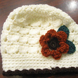 Cluster Crochet Beanie Pattern