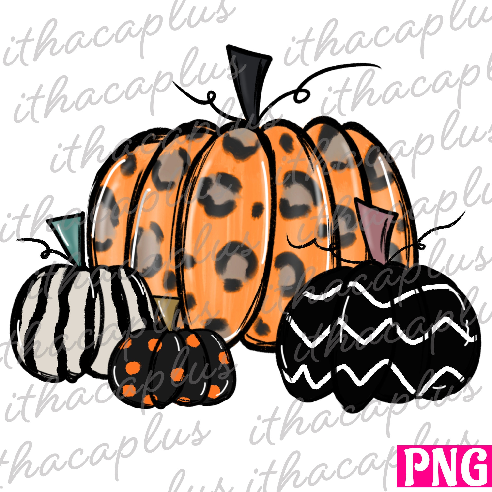 Halloween png, Halloween leopard pumpkin PNG sublimation, pumpkin PNG…