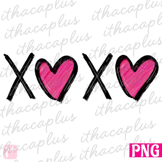 Digital Download Sublimation Valentines Sublimation Design LOVE XOXO ...