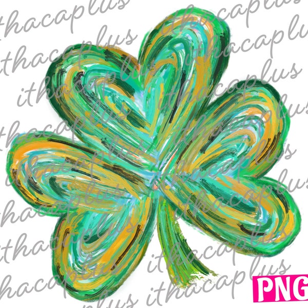 St. Patrick's Day PNG, Shamrock png lucky sublimation, st patty Clipart, love Shamrock png, Shamrock digital file, St. Pat PNG