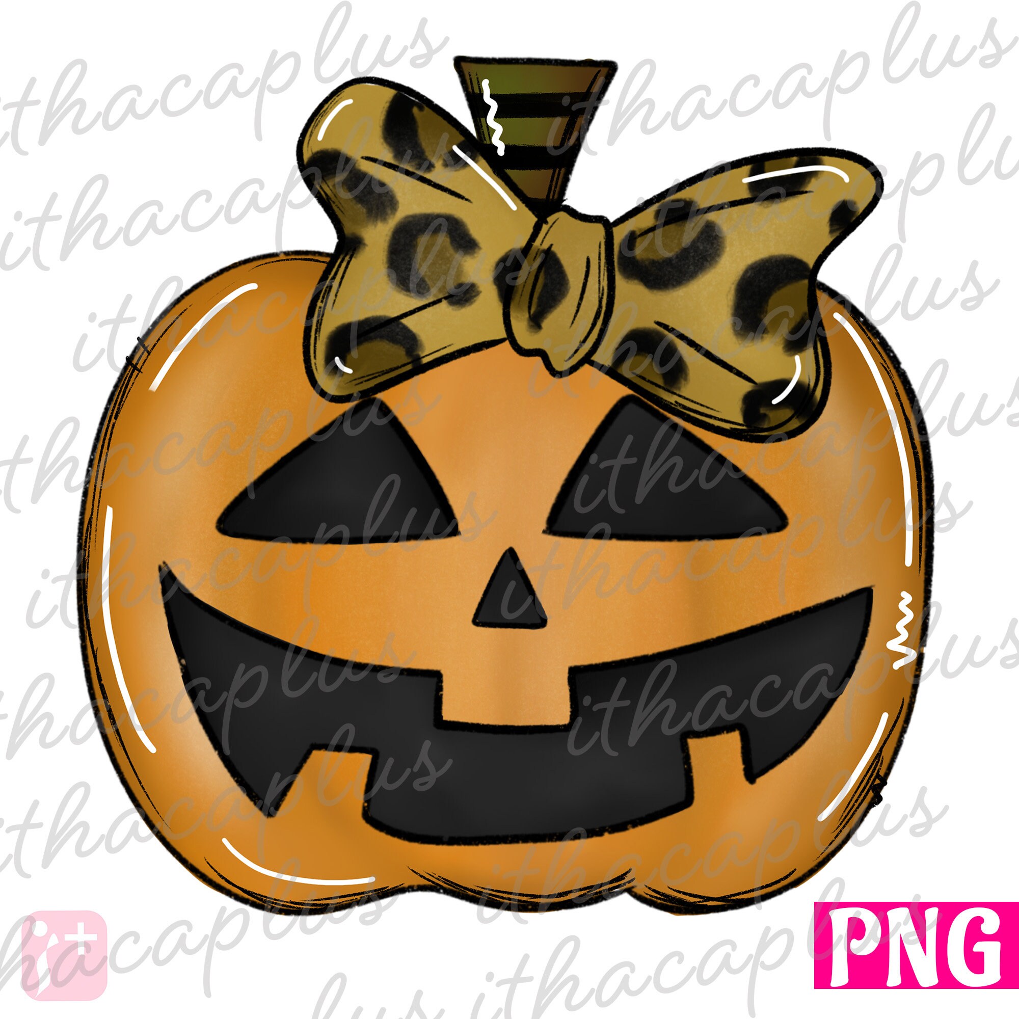 Fall png,Halloween PNG, Halloween leopard pumpkin sublimation, Hallow…