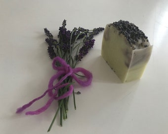 Soothing Lavender Organic Soap, Handmade Lavender Soap, Organic Lavender Soap, Cold Process Lavender Soap, Organic Handmade Soap,