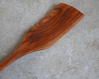 Plum wood hand carved cooking spatula 11 inch