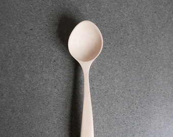 Maple wood hand carved spoon 8.5 inch