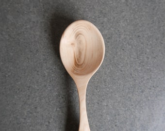 Apple wood hand carved spoon 4.5 inch