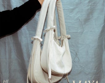 Bow Bag Sewing Pattern PDF | Mini Purse Pattern | Beginner Friendly | Instant Download | 2 Sizes