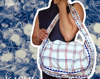 Kashi Bag Sewing Pattern: Crescent Shoulder Bag DI PDF Download