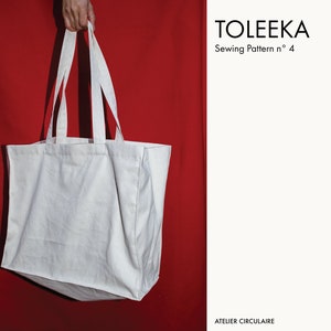 Toleeka Bag Sewing Pattern: Versatile Tote Bag (PDF Download)