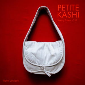 PDF Schnittmuster Petite Kashi | Selbstbewusste Anfänger Nähvorlage | DIY kleine Mond Tasche | Crescent Schultertasche Schnittmuster