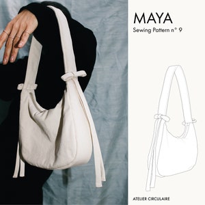 PATTERN / Bow bag pattern / Maya and Maya Grande DIY mini bow bag tutorial /PDF sewing Pattern