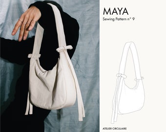 PATTERN / Bow bag pattern / Maya and Maya Grande DIY mini bow bag tutorial /PDF sewing Pattern