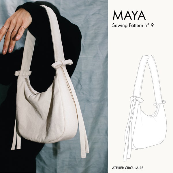 MUSTER / Schleifen Taschen-Muster / Maya und Maya Grande DIY mini bow Taschen Nähanleitung / PDF-Schnittmuster