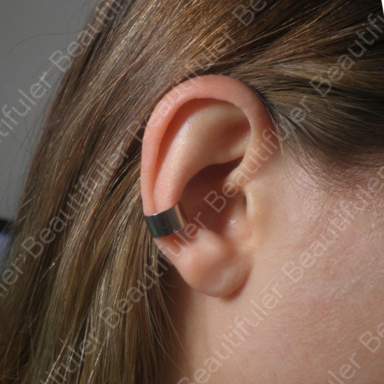 Fake Conch Piercing Clip on Conch Ring Stainless Steel Etsy