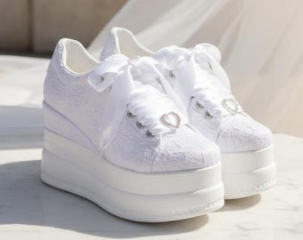 Bridal Heels Wedge Platform Shoes Desing Color and Personalized Comfortable Heel Shoes