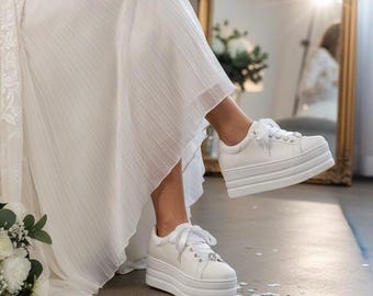 Wedding Shoe Bridal Heels Wedding  Platform Footwear for Bride Heel