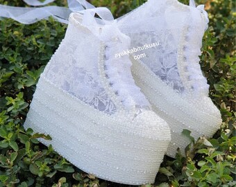 high wedge converse