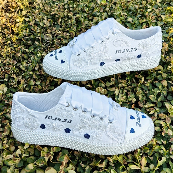 Wedding Dress Sports special production with personalized selection bridal shoes shoes stilo design Wedding date and names
