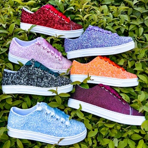 Bridal Customizable Bridal Glitter Shoes Custom Design  Bridal Wedding bride shoes personalized colors bridesmaid bride shoes