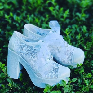 Bridal Shoes  Ivory Height  Platform Heels - Luxury Special Design -Stilo Desing -Comfortable-Wedding Shoes - Party Shoes - White Dress Shoe