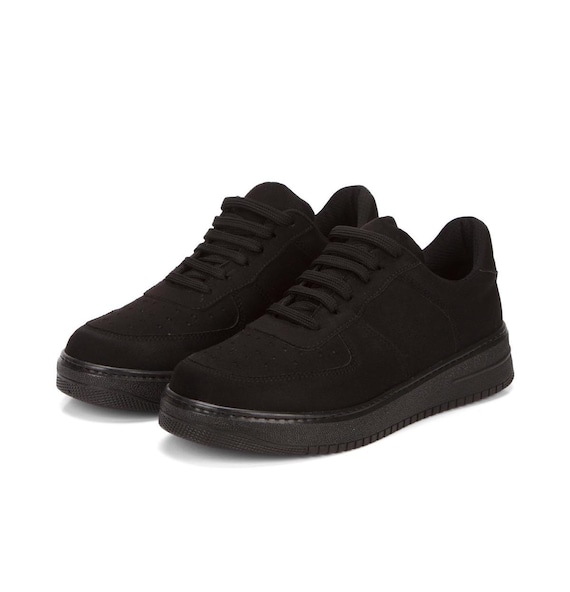 Wide Fit Black Women Dance Shoes Can be produced in custom colors Women Dance Flat Sneaker Comfortable Handmade Sports Shoes