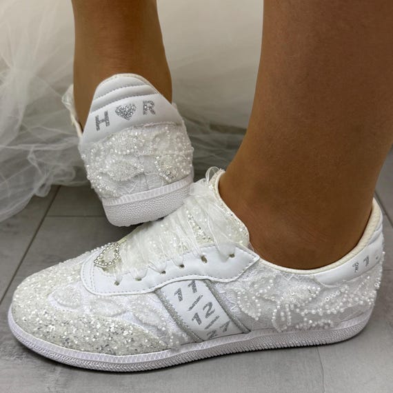 Wedding Shoes for Bride , Custom Personalized Gift for her , Lightweight and generous fit , Comfortable insole NEW