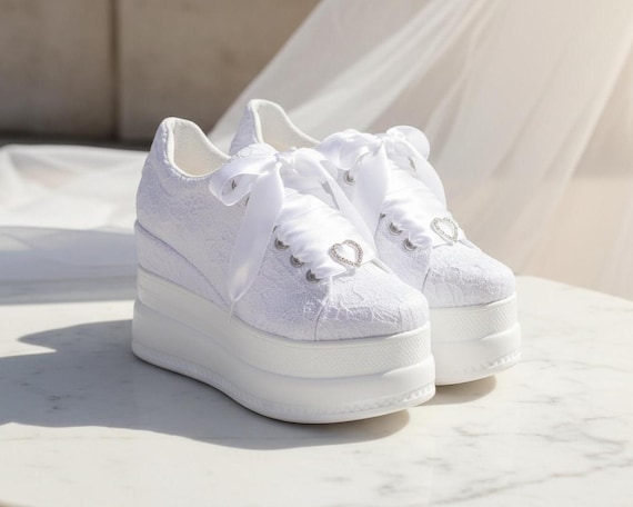 Bridal Heels Wedge Platform Shoes Desing Color and Personalized Comfortable Heel Shoes
