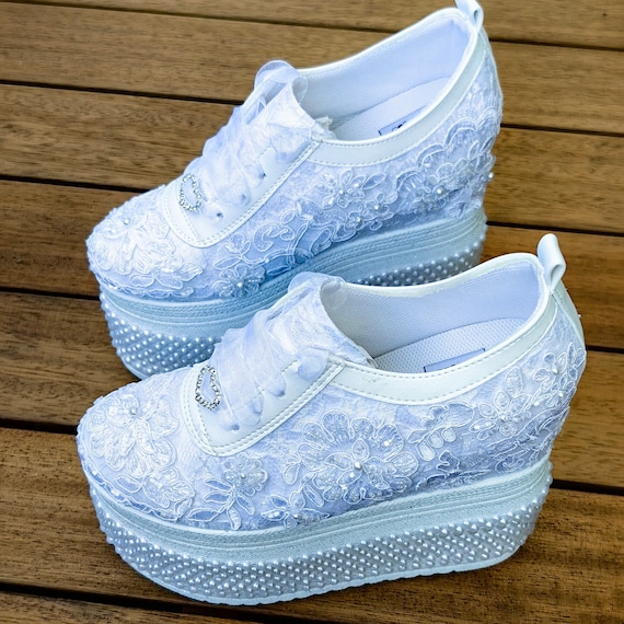 Bridal Shoes for Comfortable Height Hidden Heleed Height options Designed for high comfort Lightened special sole Wedding Shoes