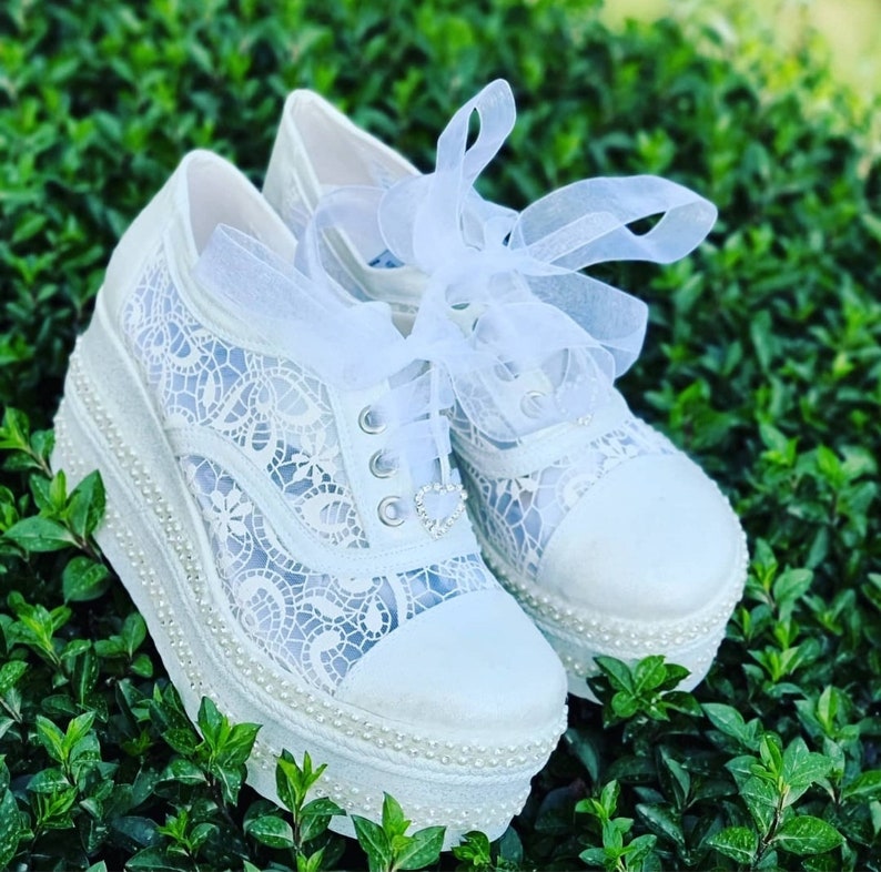 bridal wedge heels