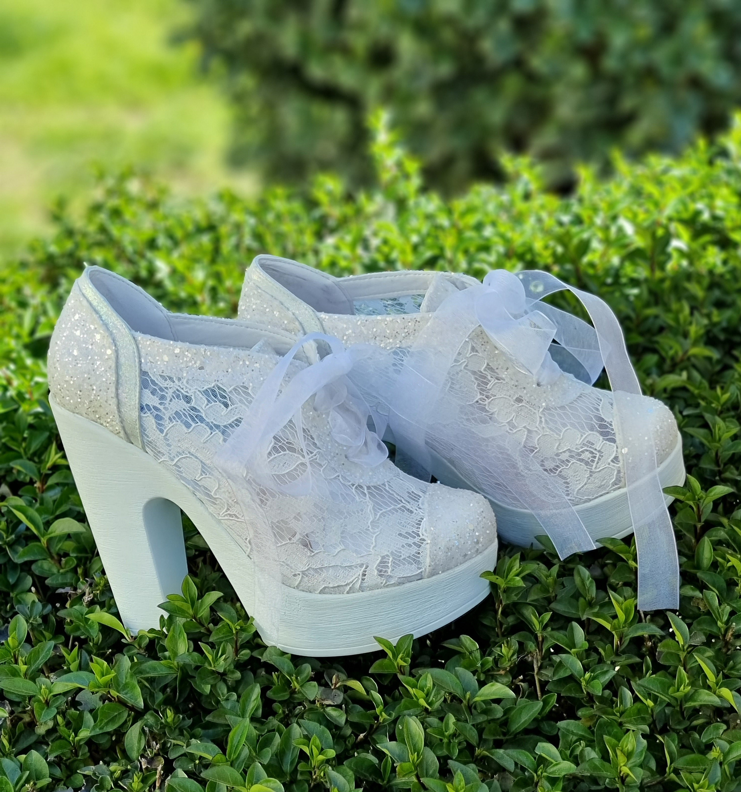 Confrontar audiencia llenar Zapatos de novia zapatos de plataforma zapatos blancos - Etsy México