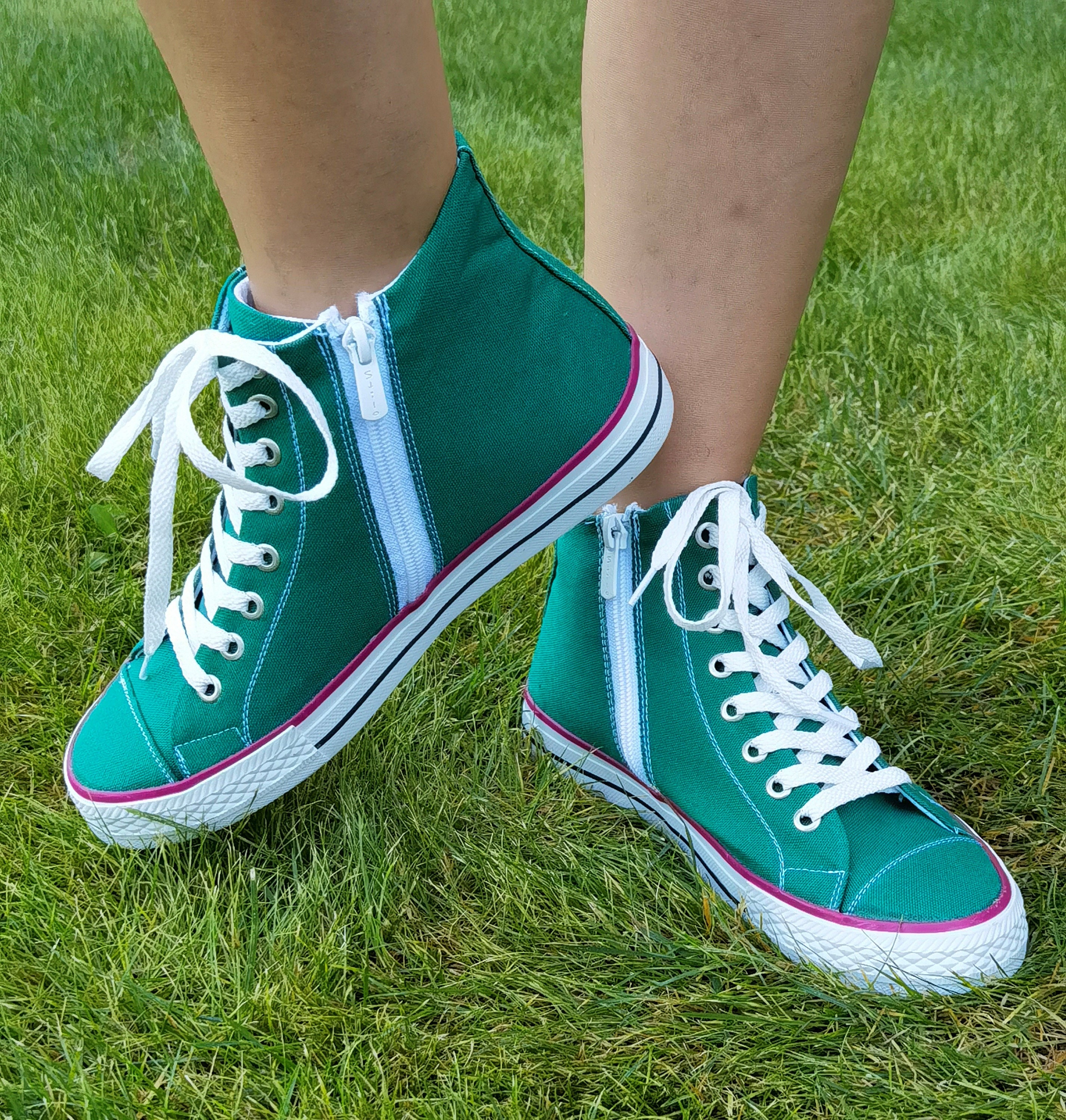 Green Day Converse - Etsy