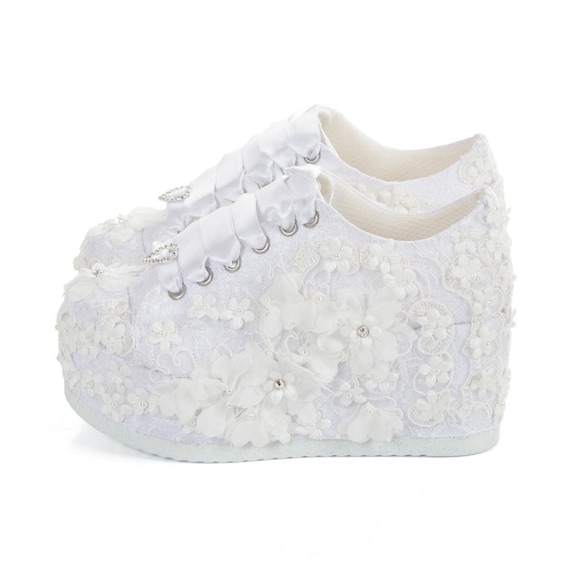 Bridal shoe idea, coated sole, wedge heels, comfort, dancing, all-day comfort Stilo Desing