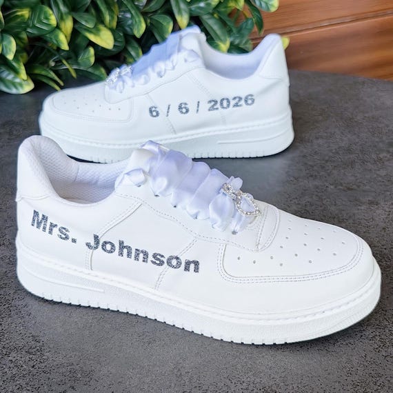 Wedding Sneakers Custom shoe production, desired color and customization color options Bridal Sneakers Personalized special design shoes New