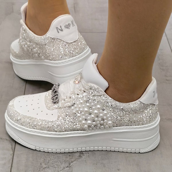 custom wedding sneakers