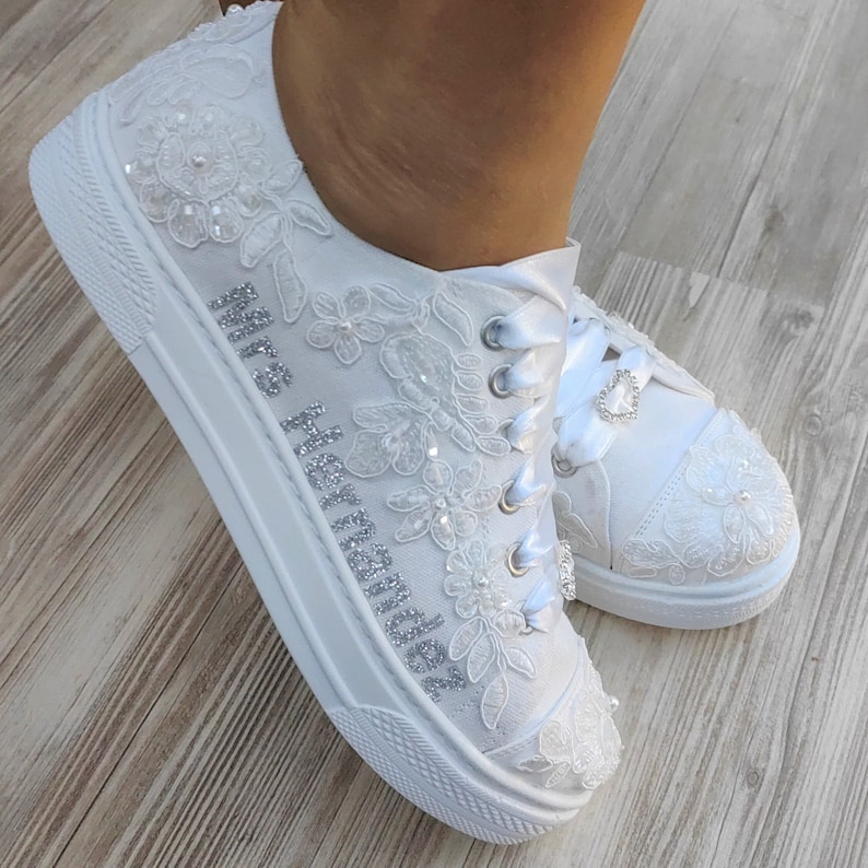 Tênis para noivas 🤍👟 1