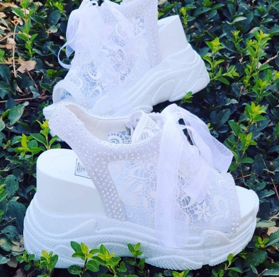 Bridal Sandals 10cm height Crystal stone plated Special design ideal for party country wedding wedding comfort