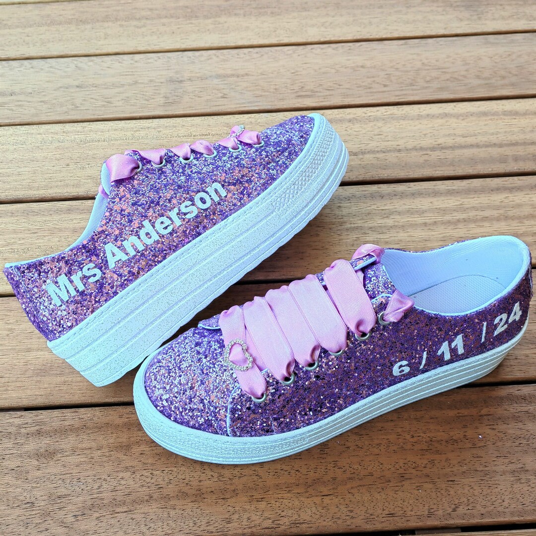 glitter bridal shoes uk