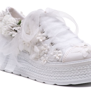 Bridal Rose Detailed shoes flower harmony extremely comfortable and useful very stylish (Free Customize)