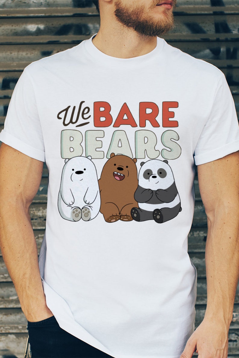 We Bare Bears Funny TShirt Psychotic Bears Tee Dombra Etsy