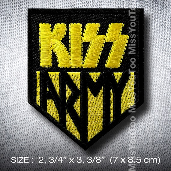 KISS Army Patch Iron On DIY Decorate Clothing Jacket Vest Coat Etsy